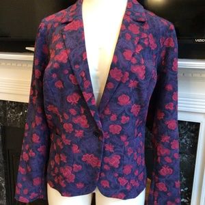 ModCloth Floral Blazer 3X